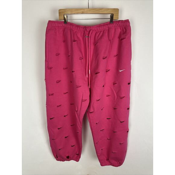 Jacquemus Nike Le Swoosh Jogging Sweatpants - Size XXL- Dark Pink FJ3268-653